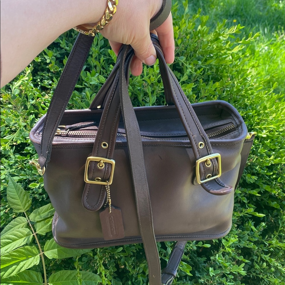 😎🤎Classic 100% AUTH Vintage Coach Mahogany Legacy Satchel 9063 Bag-Gorgeous!🤎